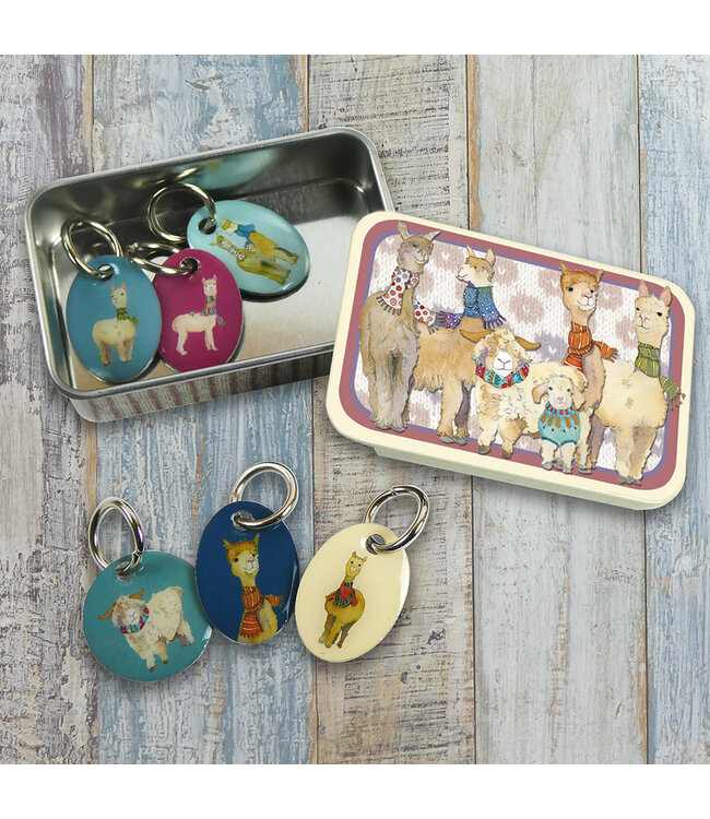 Emma Ball - Steekmarkeerders met ring - Alpaca's en vrienden