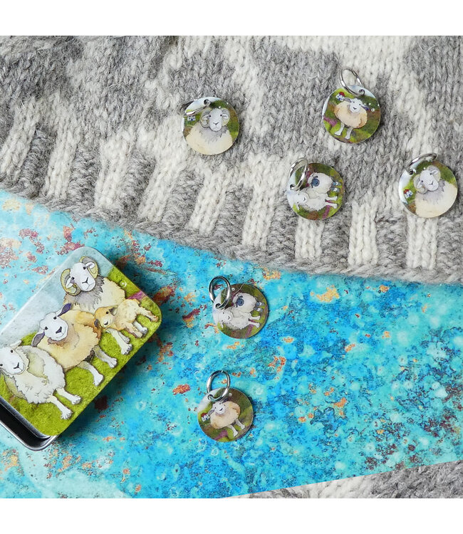 Emma Ball - Steekmarkeerders met ring - Wollige schapen