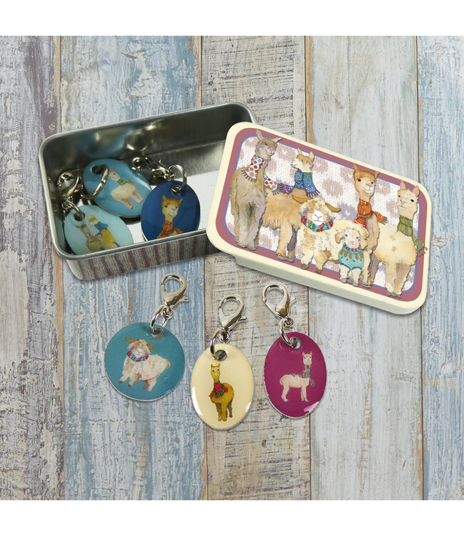 Emma Ball - Steekmarkeerders met karabijnsluiting - Alpaca's en vrienden