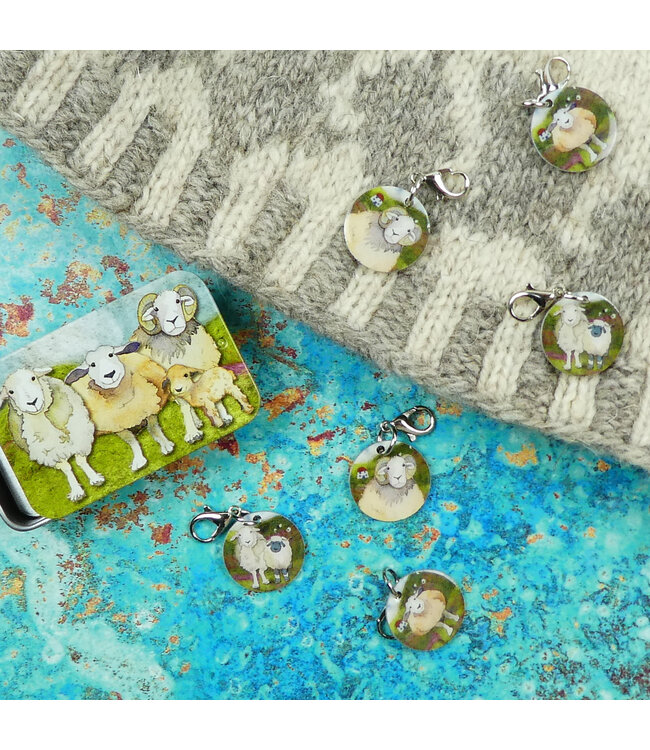 Emma Ball - Steekmarkeerders met karabijnsluiting - Wollige schapen