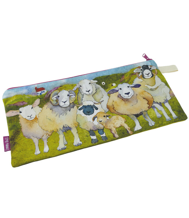 Emma Ball - Projectzak - Wollige schaapjes 42 x 20 cm