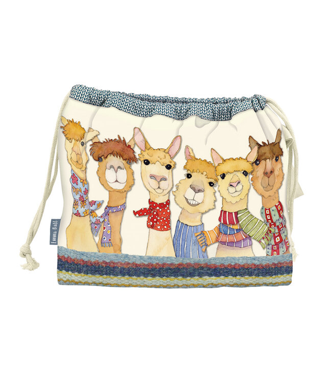 Emma Ball - Projecttas - Happy Alpaca's 40 x 27 cm
