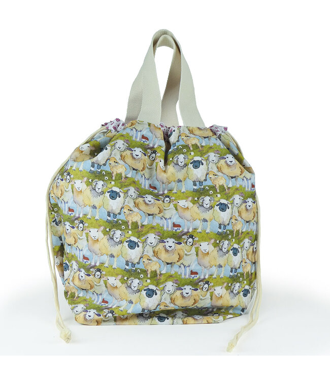 Emma Ball - Projecttas - Wollige schaapjes 50 x 40 cm