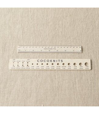 CocoKnits CocoKnits - Ruler and Needle Gauge Set