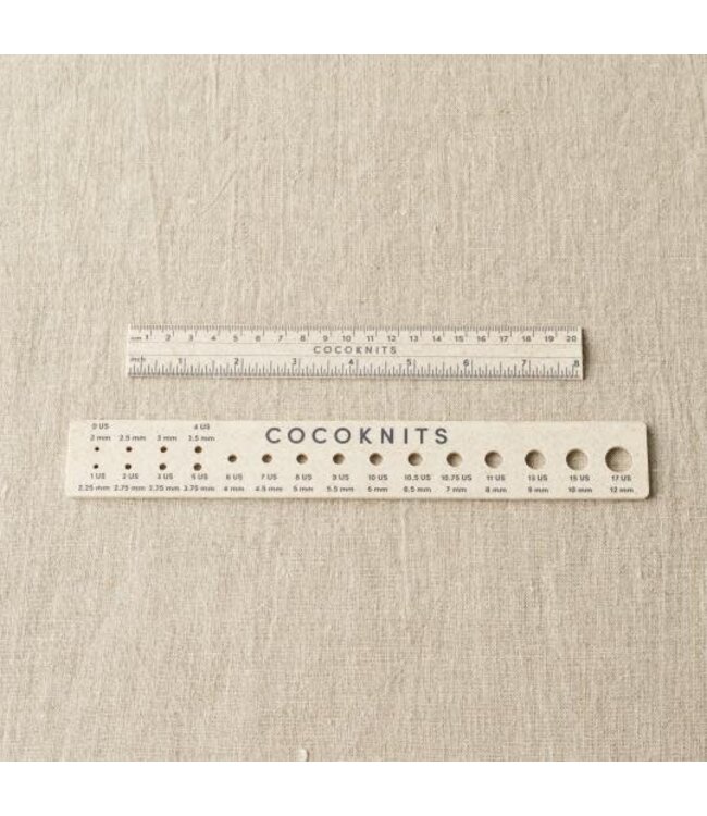 CocoKnits - Ruler and Needle Gauge Set