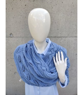 Workshop Magnolia knop - Sjaal met mouwen - Merino+