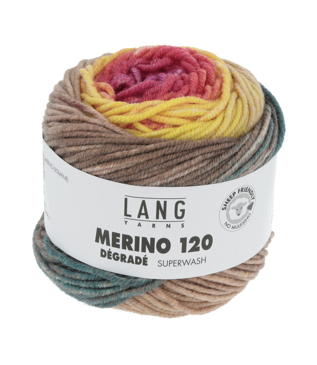 Lang Yarns - Merino 120 Dégradé 37.0007 (1 bol)