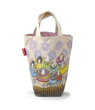 Emma Ball Emma Ball - Projecttasje - Schapen met sweater 28 x 28 cm