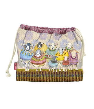 Emma Ball Emma Ball - Projecttas - Schapen met sweaters 40 x 27 cm