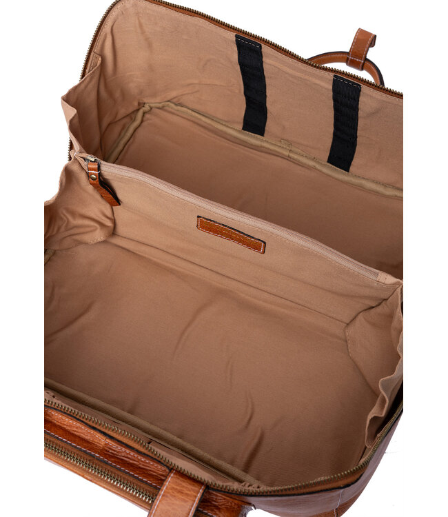 RE:DESIGNED - Lederen projecttas 105 Burned Tan