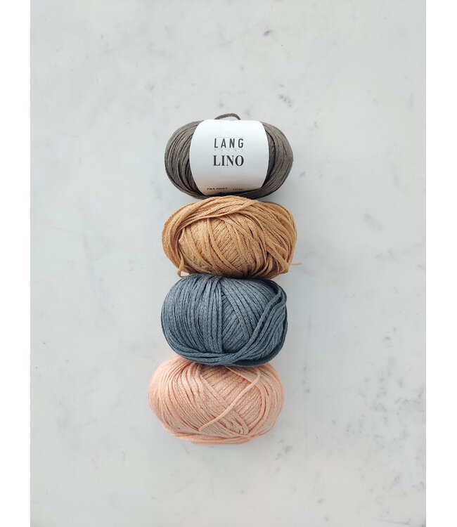 Lang Yarns - Lino 784 (4 bollen verschillende kleuren)