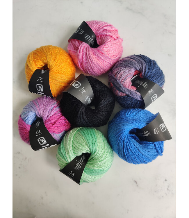 Lang Yarns - Glow 1158 (7 bollen verschillende kleuren