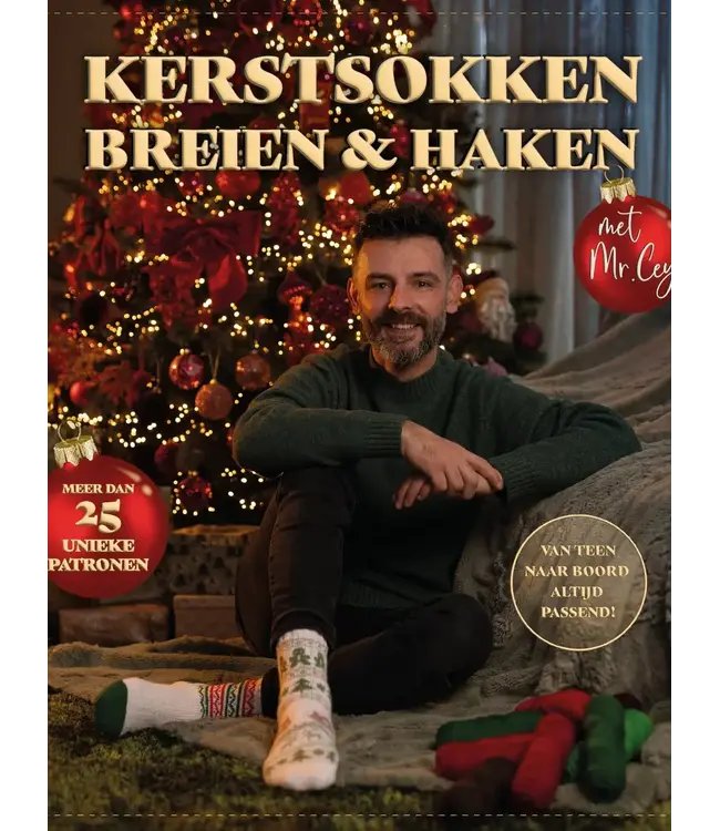 Kerstsokken breien & haken - Mr. Cey