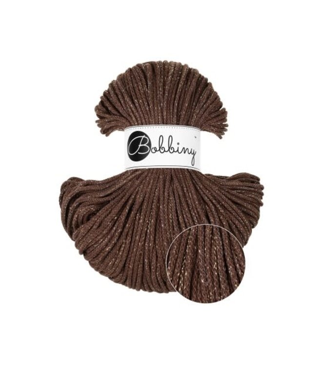 Bobbiny - Junior 3MM Shiny Chocolate Brown
