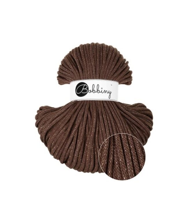 Bobbiny - Premium 5MM Shiny Chocolate Brown