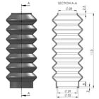 Flevobike Folding bellows for Flevobike Orca strut