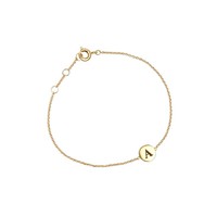 Character Goldplated Bracelet Letter