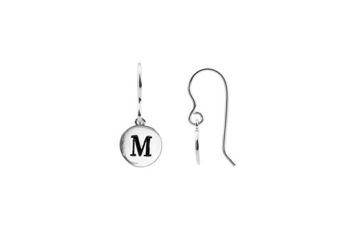 Earring Letter M Gold All The Luck In World Earring Letter M Gold All The Luck In World