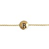 All the Luck in the World Character Goldplated Bracelet letter R