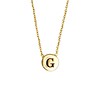 All the Luck in the World Character Goldplated Necklace letter G
