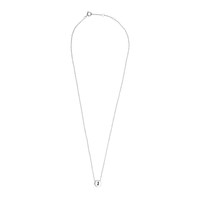 Character Silverplated Necklace letter J