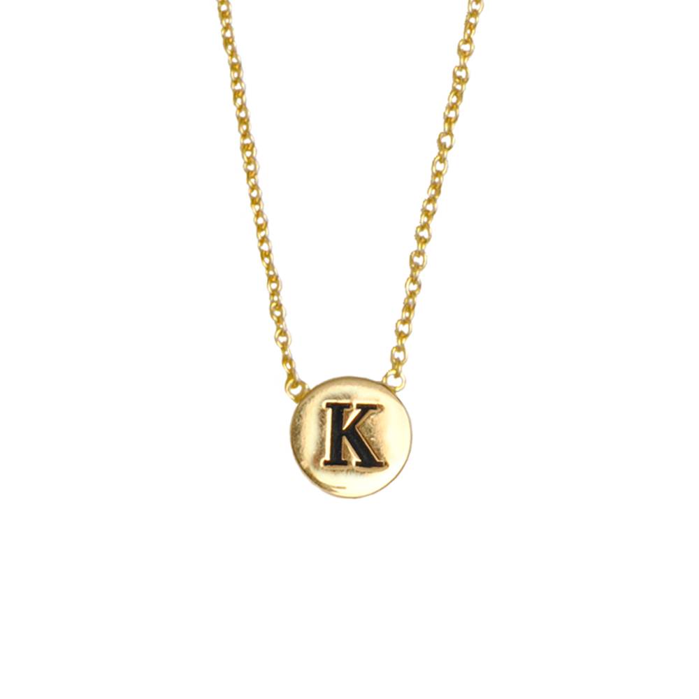 Gold Letter Pendants | K Alphabet Necklace for Women | Initial Necklac –  Jewellery Hat