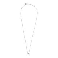 Character Silverplated Ketting letter L