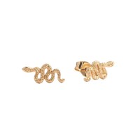 Parade Goldplated Earrings Snake