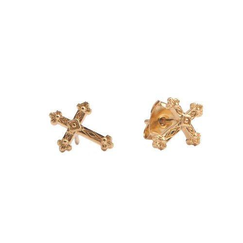 Parade Goldplated Earrings Cross 