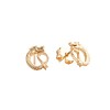 All the Luck in the World Parade Goldplated Earrings Dragon