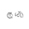 All the Luck in the World Parade Silverplated Earrings Dragon