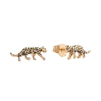 Parade Goldplated Earrings Leopard