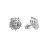All the Luck in the World Parade Silverplated Earrings Lion