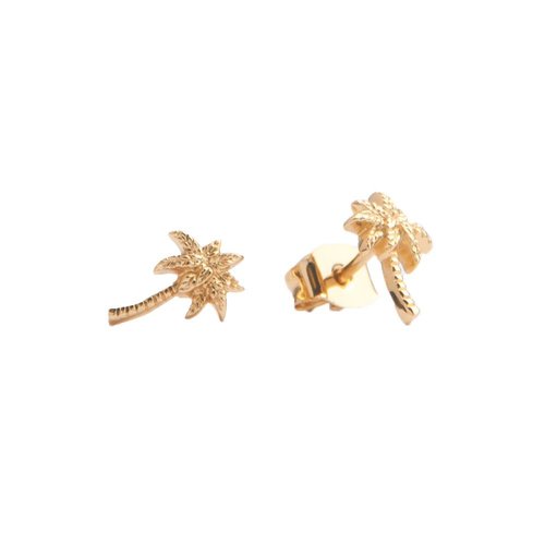 Parade Goldplated Earrings Palm 