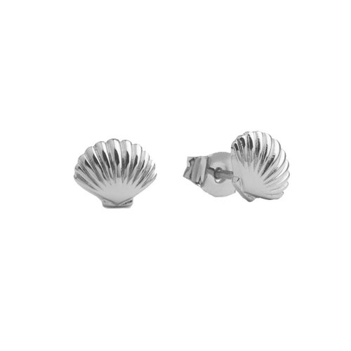 Parade Silverplated Earrings Sea Shell 
