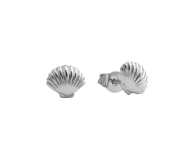 Parade Silverplated Earrings Sea Shell