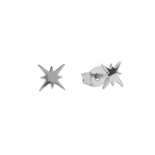 Parade Silverplated Earrings Starburst 