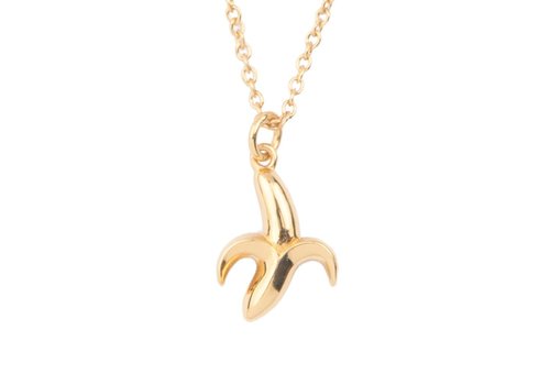 All the Luck in the World Souvenir Goldplated Necklace Banana