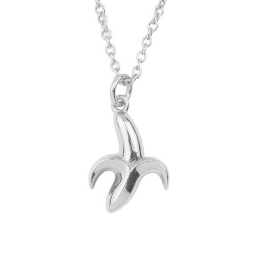 Souvenir Silverplated Necklace Banana 