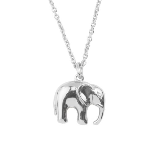 Souvenir Silverplated Necklace Elephant 