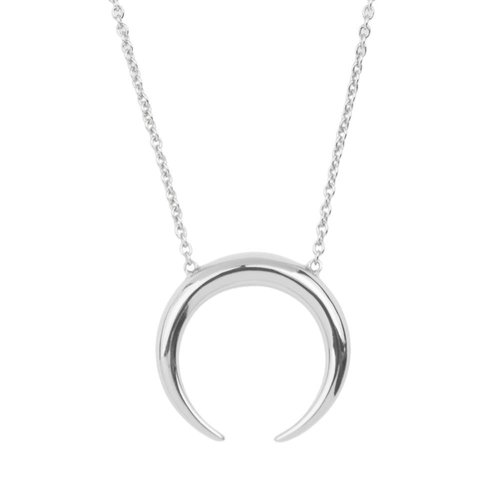 Souvenir Silverplated Necklace Horn 