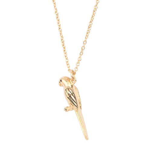 Souvenir Goldplated Necklace Parrot 