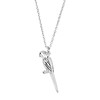 All the Luck in the World Souvenir Silverplated Necklace Parrot