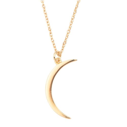 Souvenir Goldplated Necklace Long Moon 