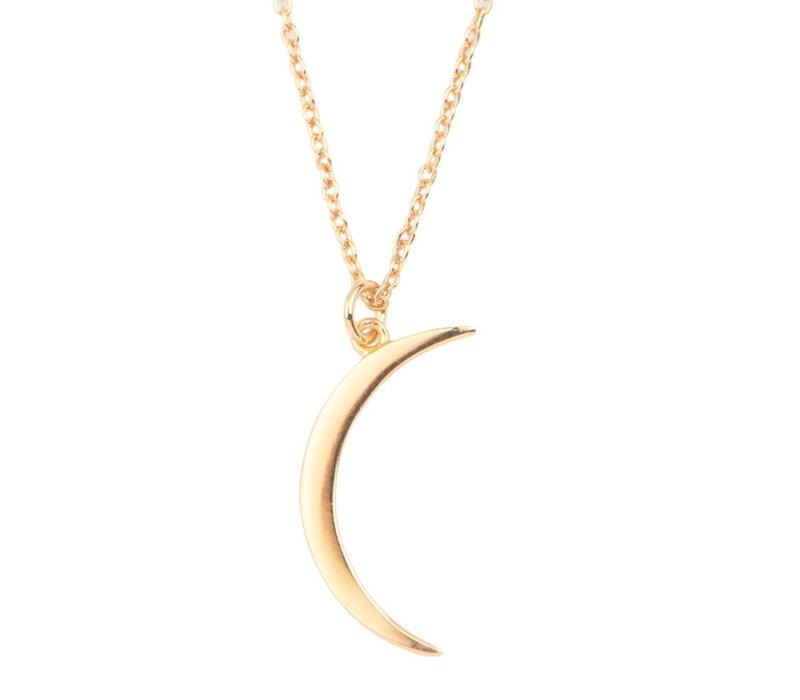 Souvenir Goldplated Necklace Long Moon