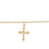 All the Luck in the World Souvenir Goldplated Bracelet Cross