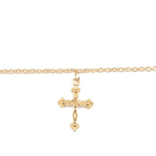 Souvenir Goldplated Bracelet Cross 