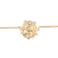 Souvenir Goldplated Armband Leeuw