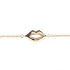 All the Luck in the World Souvenir Goldplated Armband Lippen