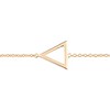 All the Luck in the World Souvenir Goldplated Bracelet Open Triangle